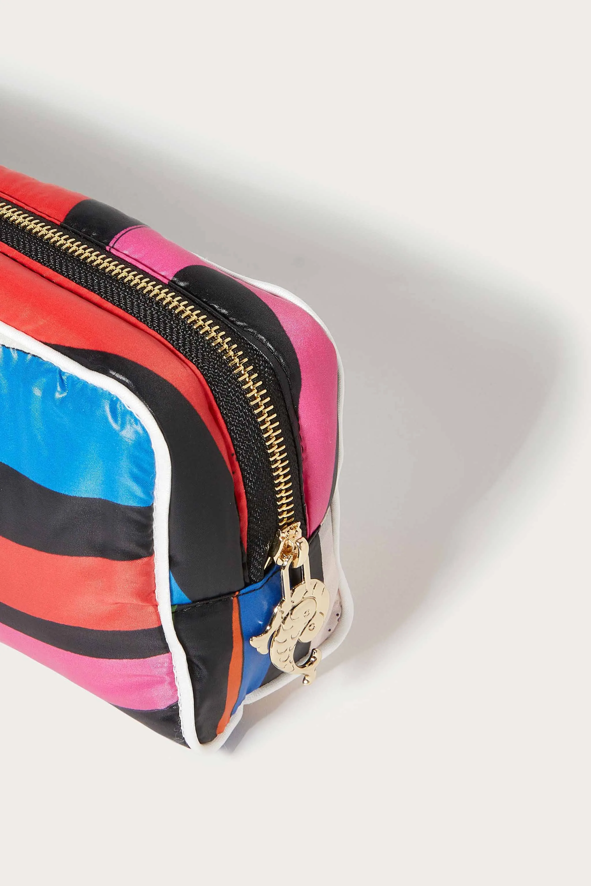 Marmo-Print Medium Cosmetic Case