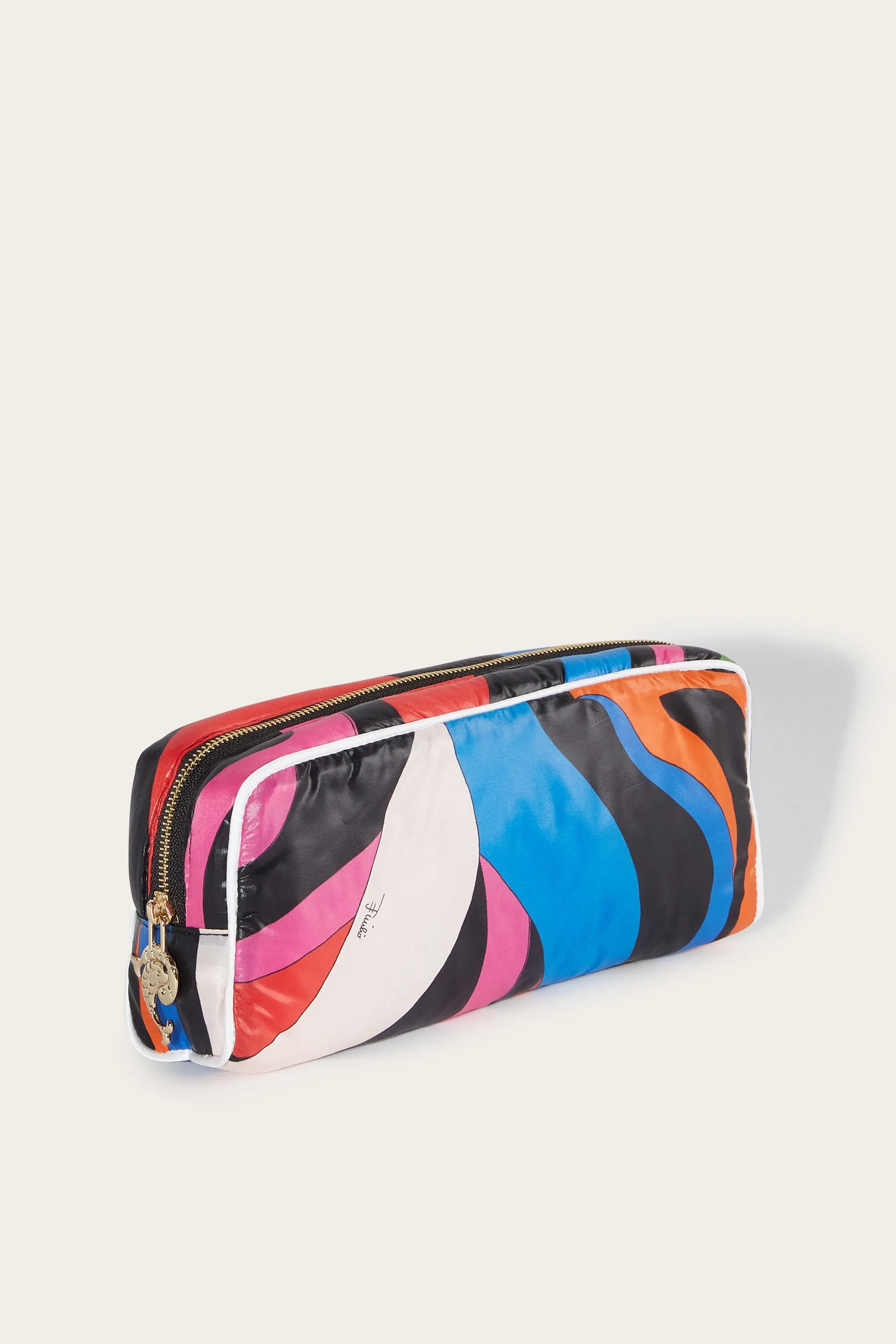 Marmo-Print Medium Cosmetic Case