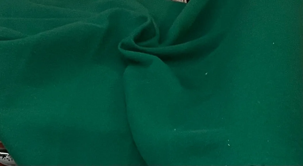 Melton Wool - Emerald Green