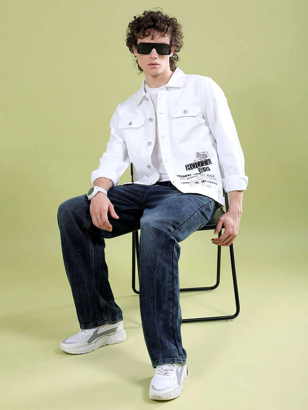 Men's PlaceMen'st Printed Trucker Jacket