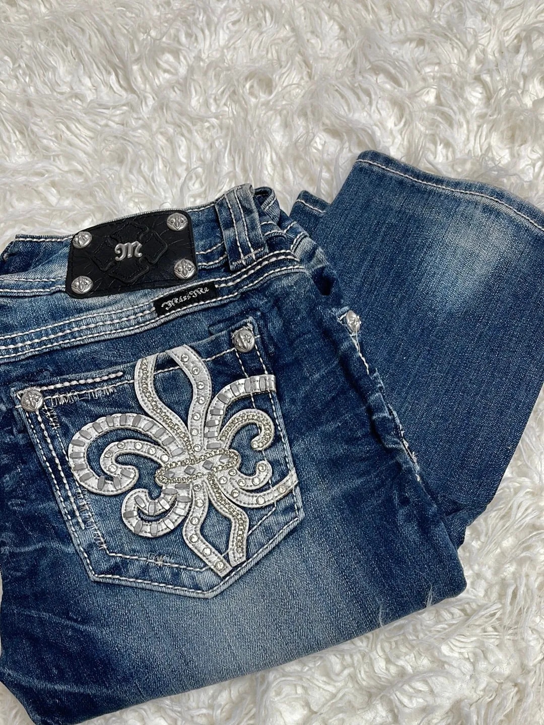 Miss Me Straight jeans Je6048t9l sz 28