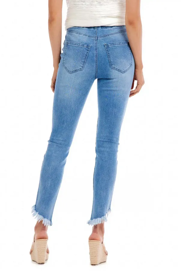 Mudpie Folly Fringe Pull-on Jeans