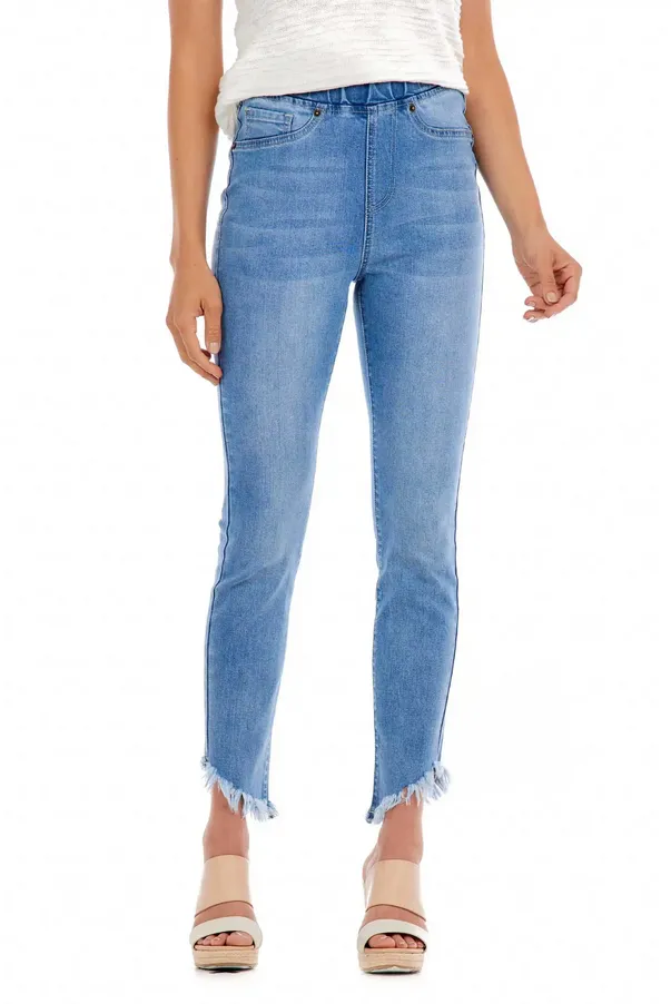 Mudpie Folly Fringe Pull-on Jeans