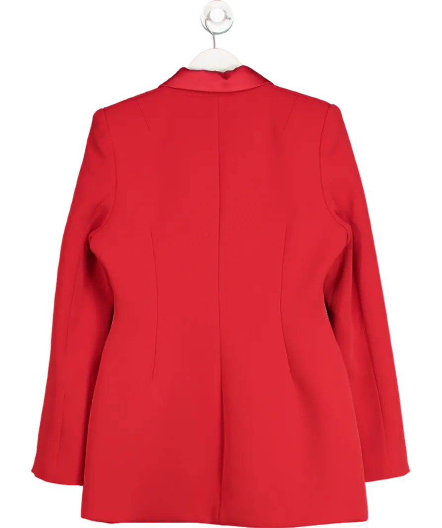 Nadine Merabi Red Monica Blazer UK 12
