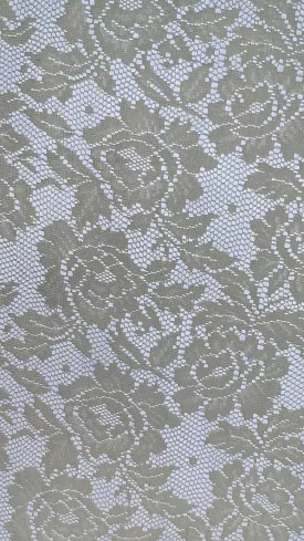 NYLON FLORAL DSN-T106048 LACE KNIT<br><h6>3-TAN<br>149X-LC-T106048</h6>