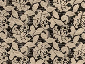NYLON FLORAL "YUKI" STRETCHED LACE KNIT<br><h6>8-STONE<br>LACE8-DT</h6>