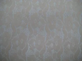 NYLON FLORAL "ZIA" STRETCHED LACE KNIT<br><h6>2-OYSTER<br>LACE22-YZ</h6>