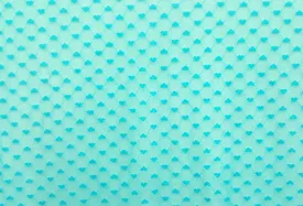 NYLON "HEART" STRETCHED LACE KNIT<br><h6>11-TURQUOISE<br>LACE14-FJ</h6>