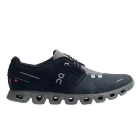 Womens Optimized Cloud 5 Running Sneaker in Black/Lead by On