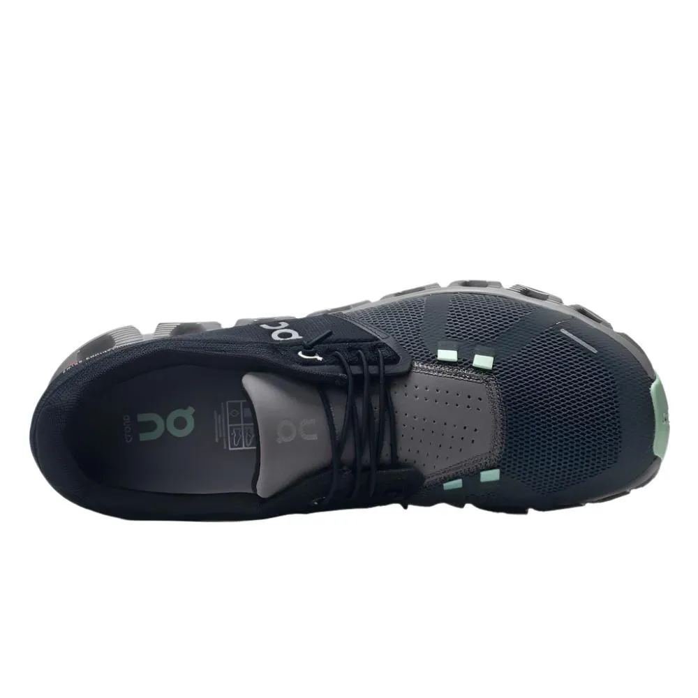 Womens Optimized Cloud 5 Running Sneaker in Black/Lead by On