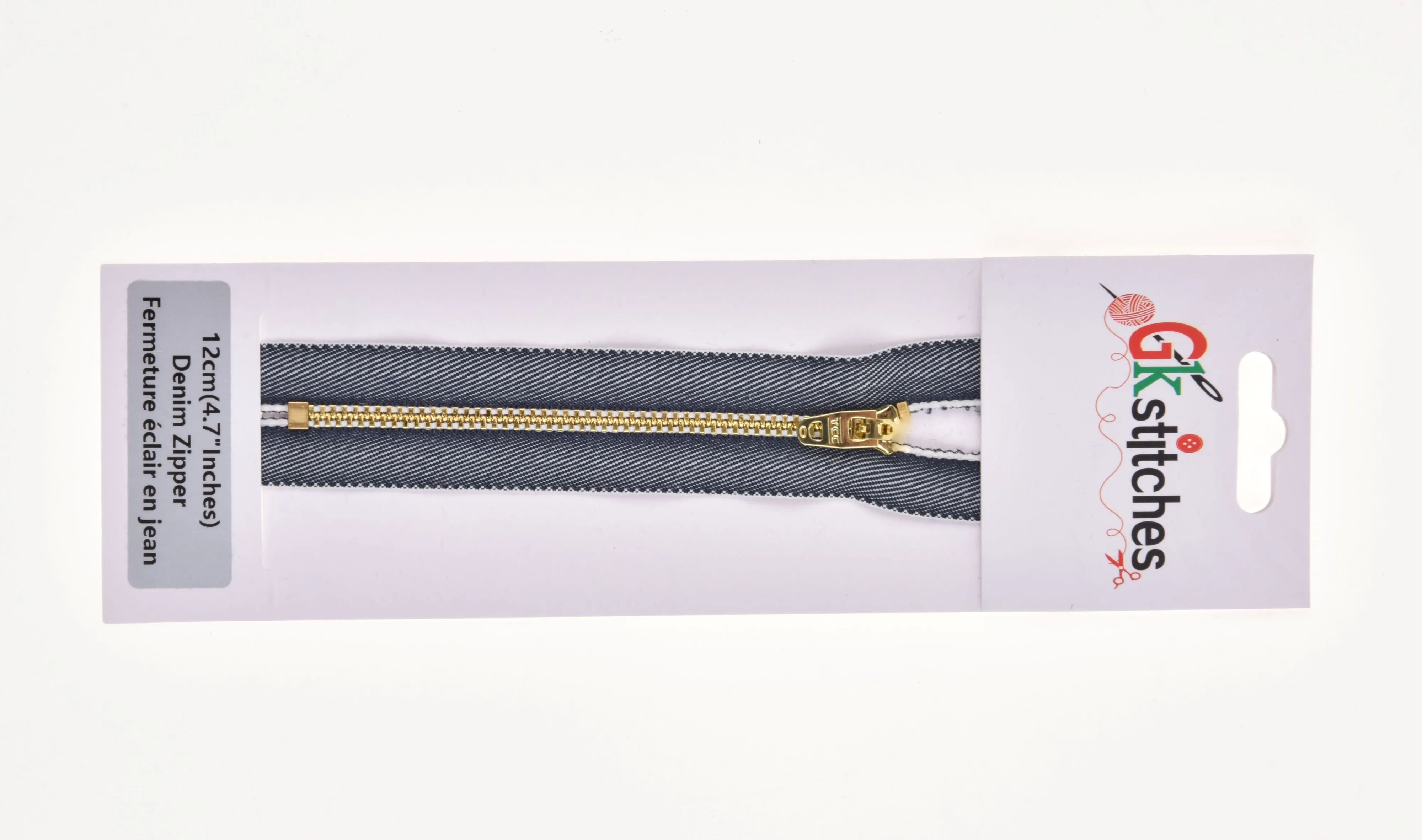 One - Way Close-End Denim Zippers