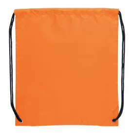 Oriole Polyester Drawstring Bag - Orange