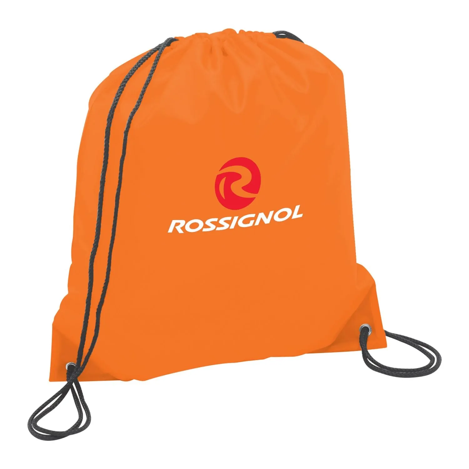 Oriole Polyester Drawstring Bag - Orange