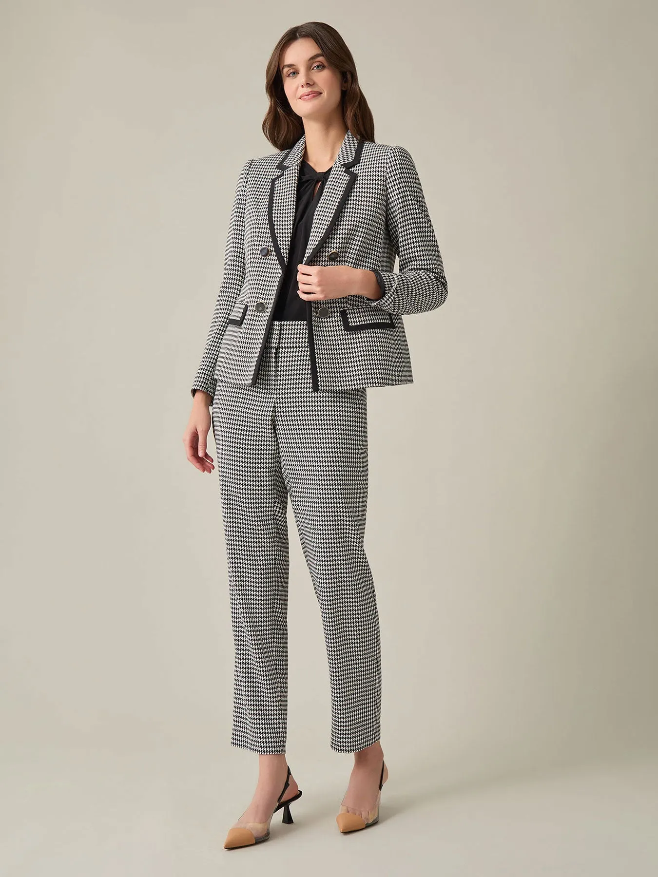 Petite Camden Jacket, Houndstooth