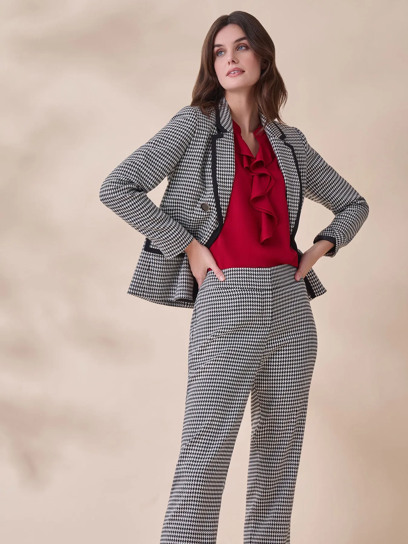 Petite Camden Jacket, Houndstooth