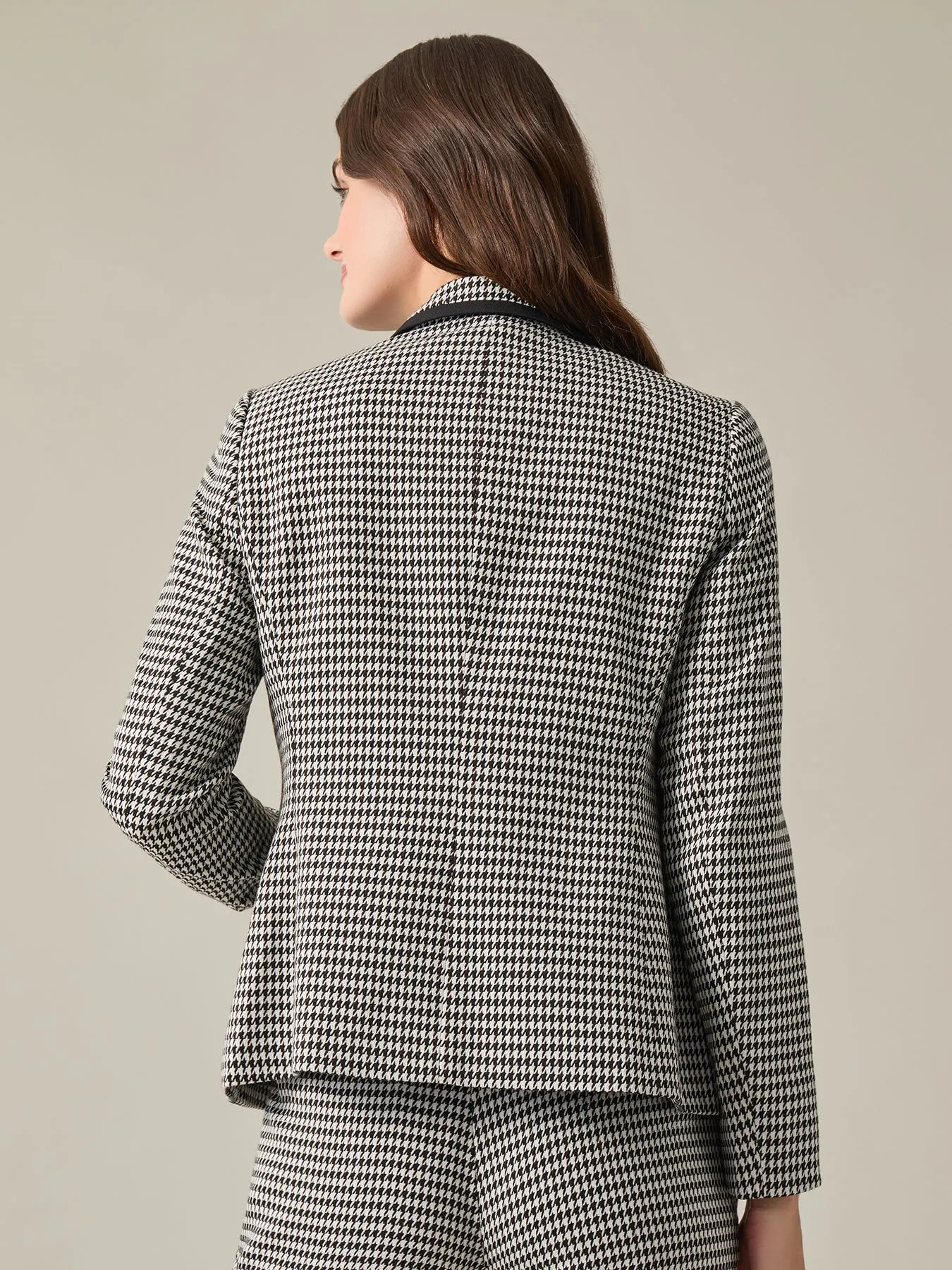 Petite Camden Jacket, Houndstooth