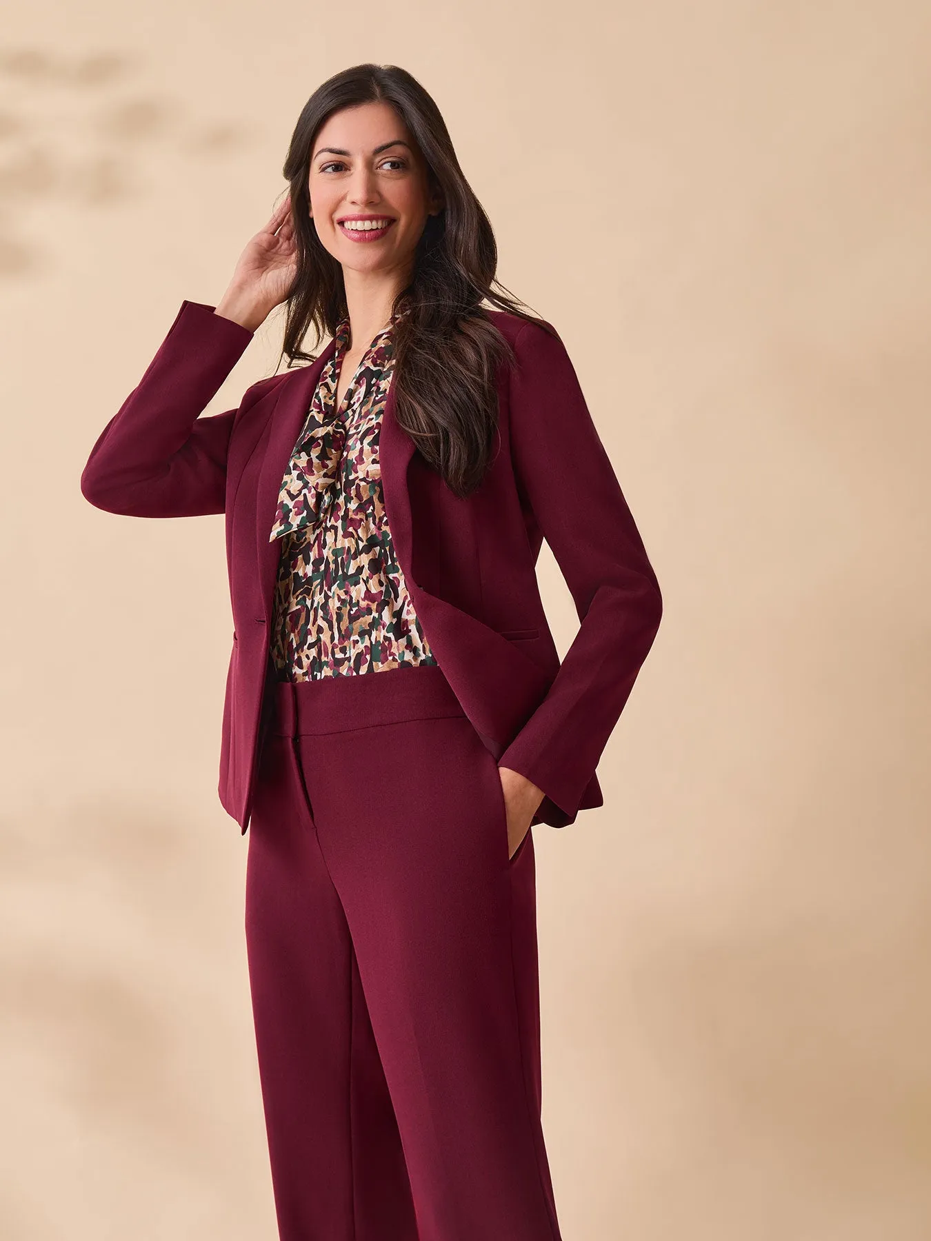 Petite Holly Jacket, Iconic Stretch Crepe