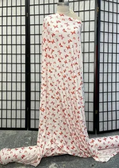Pink Butterfly Print ITY