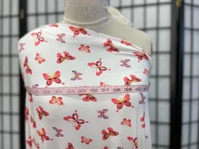 Pink Butterfly Print ITY