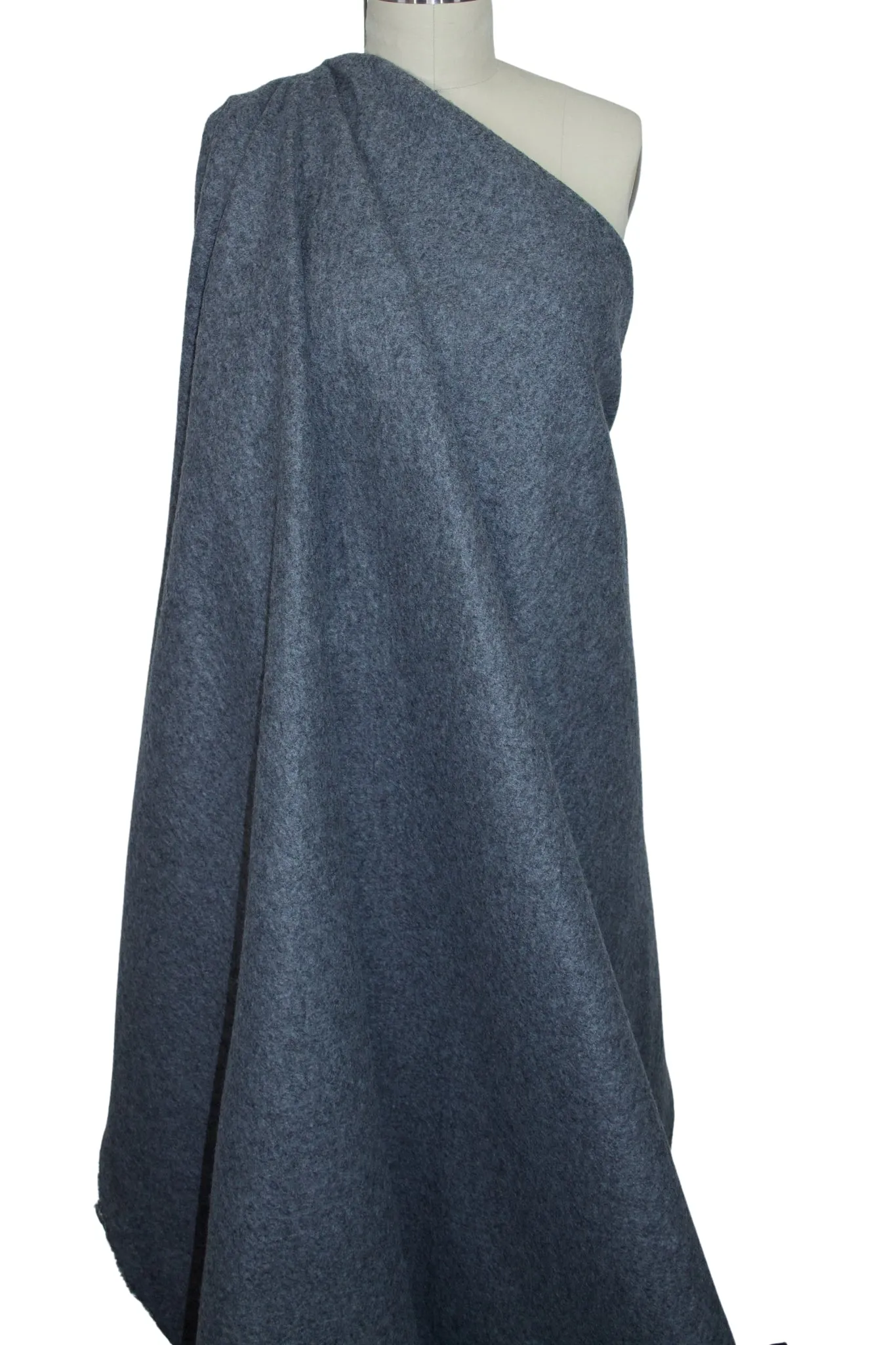 Python Texture Double Faced Wool Knit - Gray
