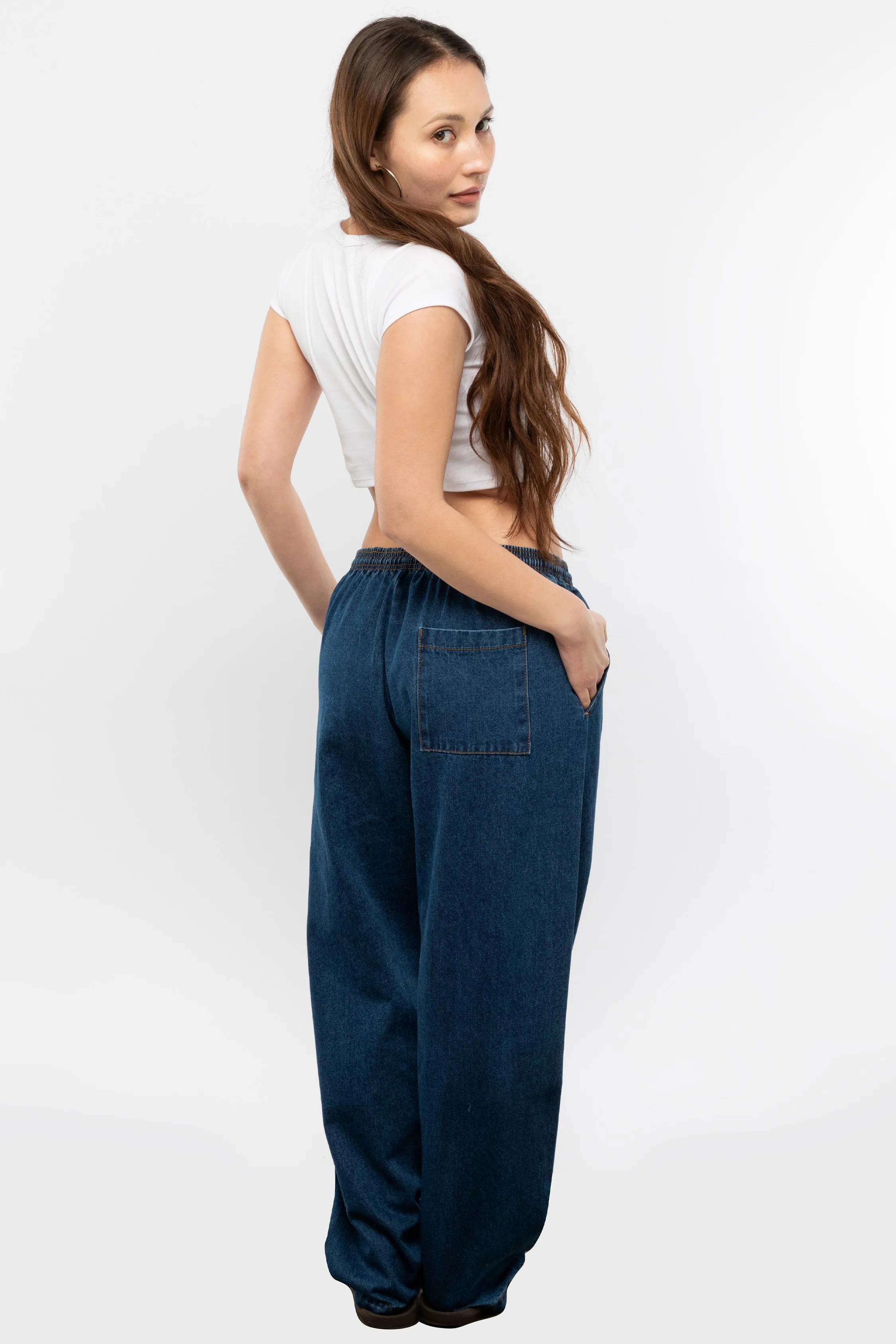 RDNW405 - Unisex Wide Leg Denim Pants