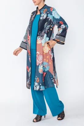 Red Long Duster W/ Pockets