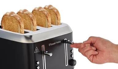 Russell Hobbs   Addison 4 Slice Toaster - Matte Black