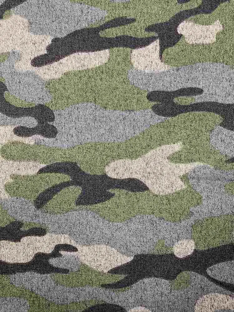 SOFT POLYESTER HACCI BRUSHED CAMOUFLAGE NF00033-051
