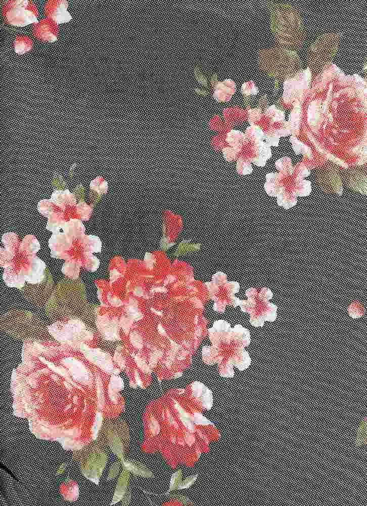 SOFT POLYESTER MESH FLORAL NFF201103B-005