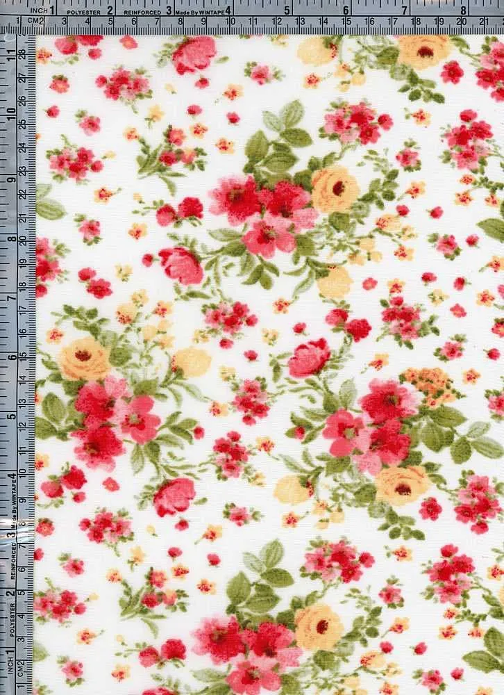 SOFT POLYESTER MESH FLORAL NFF210804C-005
