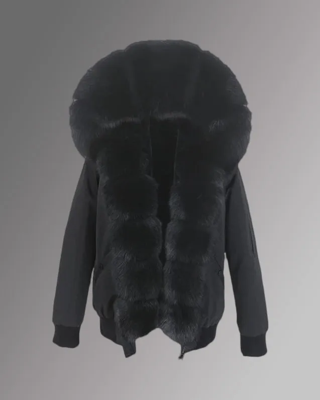 St Anton Lux Bomber Black