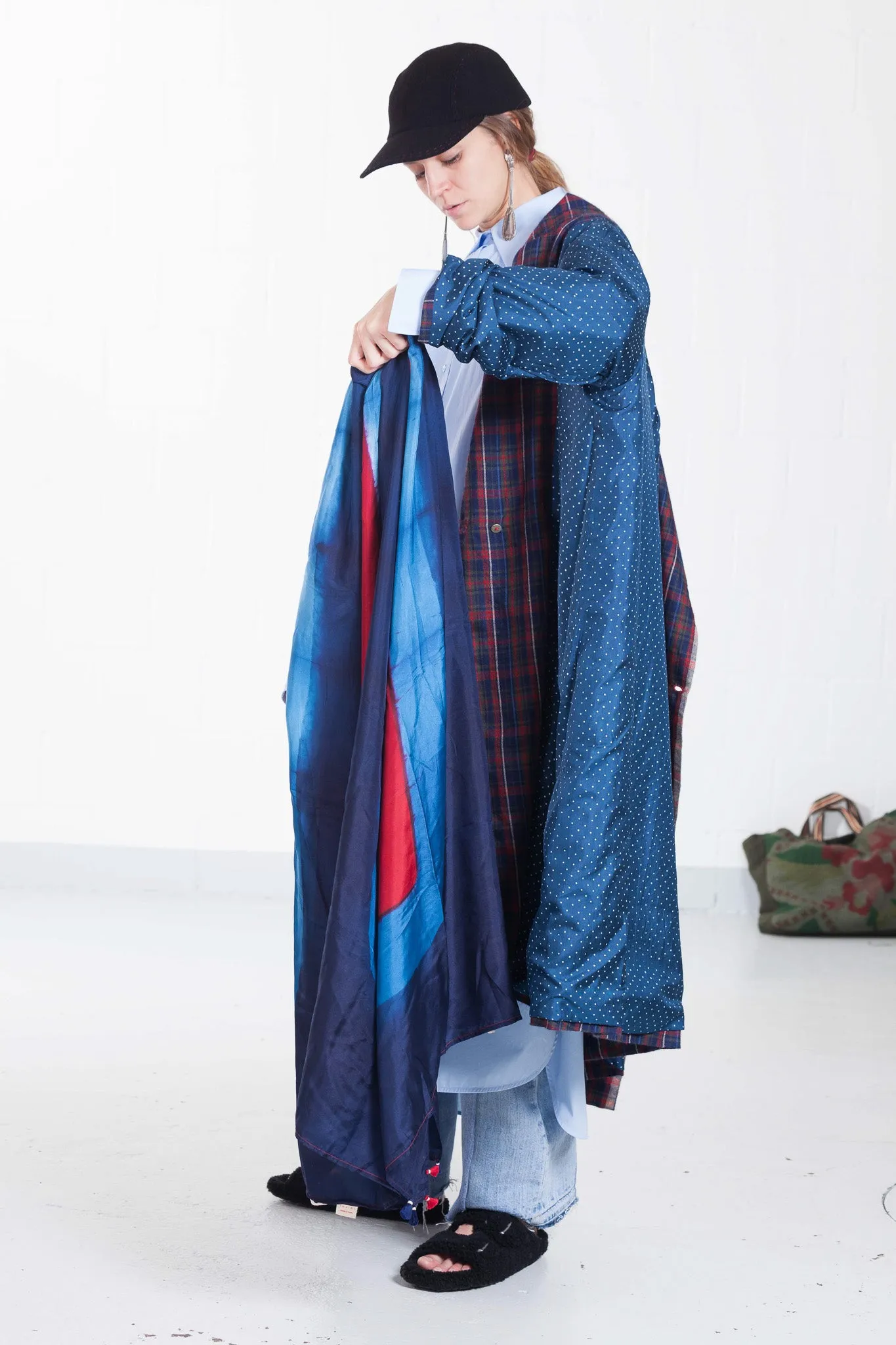 Tie-Dye Silk Scarf