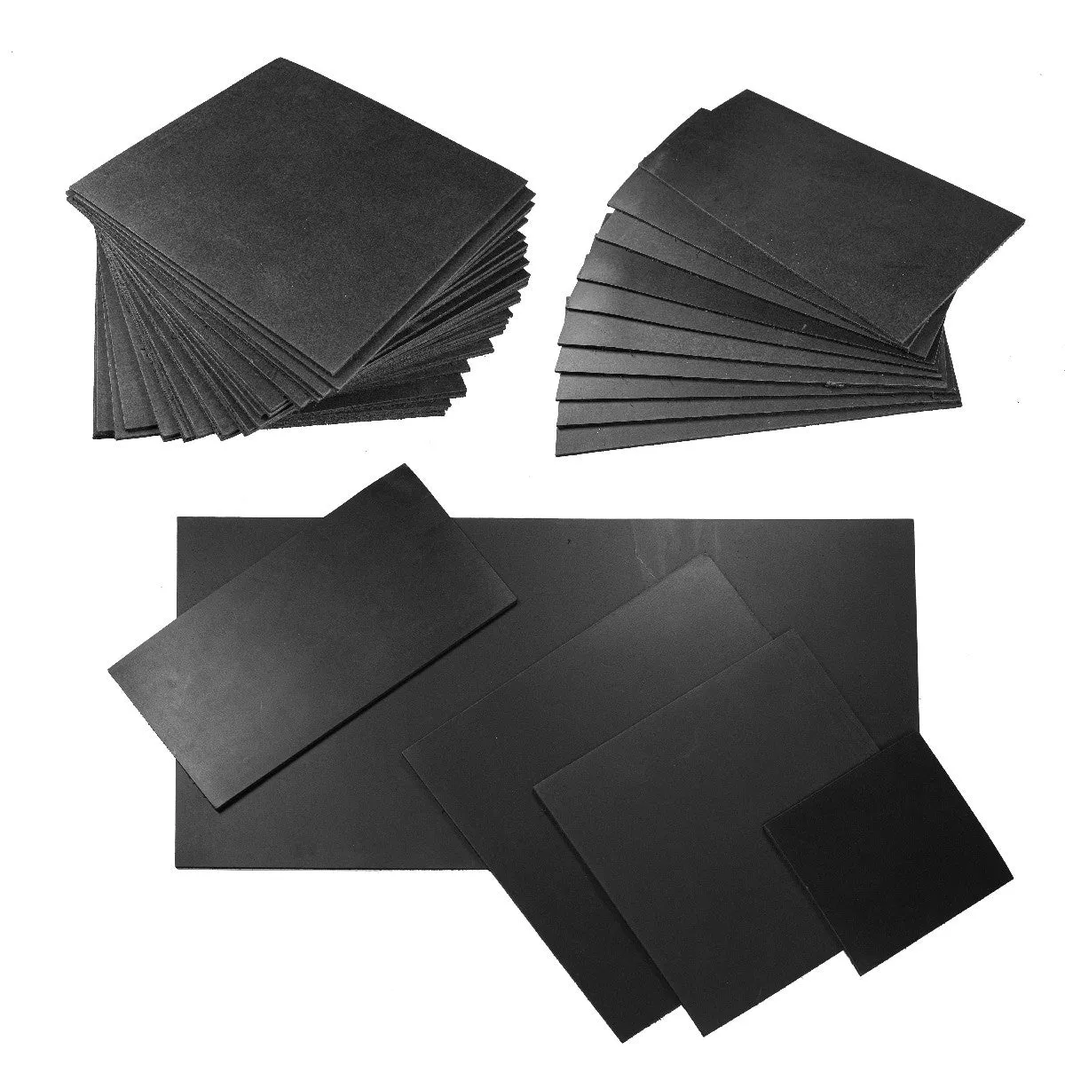 Tooling Leather | Crafting Heavy Weight Full Grain Cowhide (2.8-3.00mm)  | Crazy Black