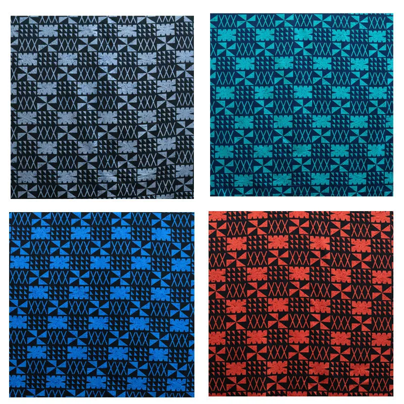Traditional Polynesian Tapa Design Fabric | Polyester