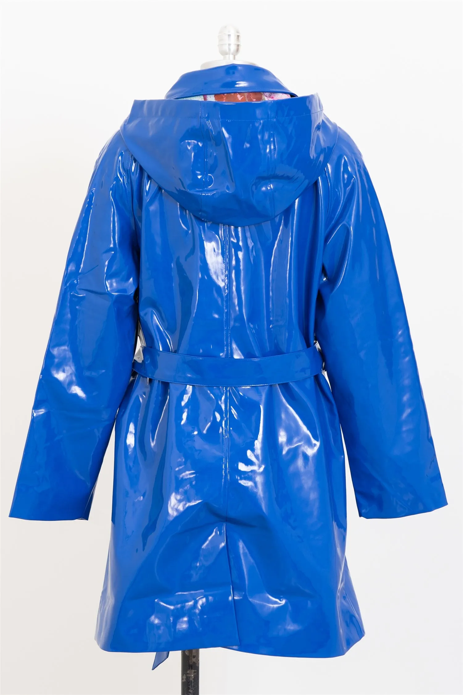 UBU 21217PU Print Hooded Rain Jacket