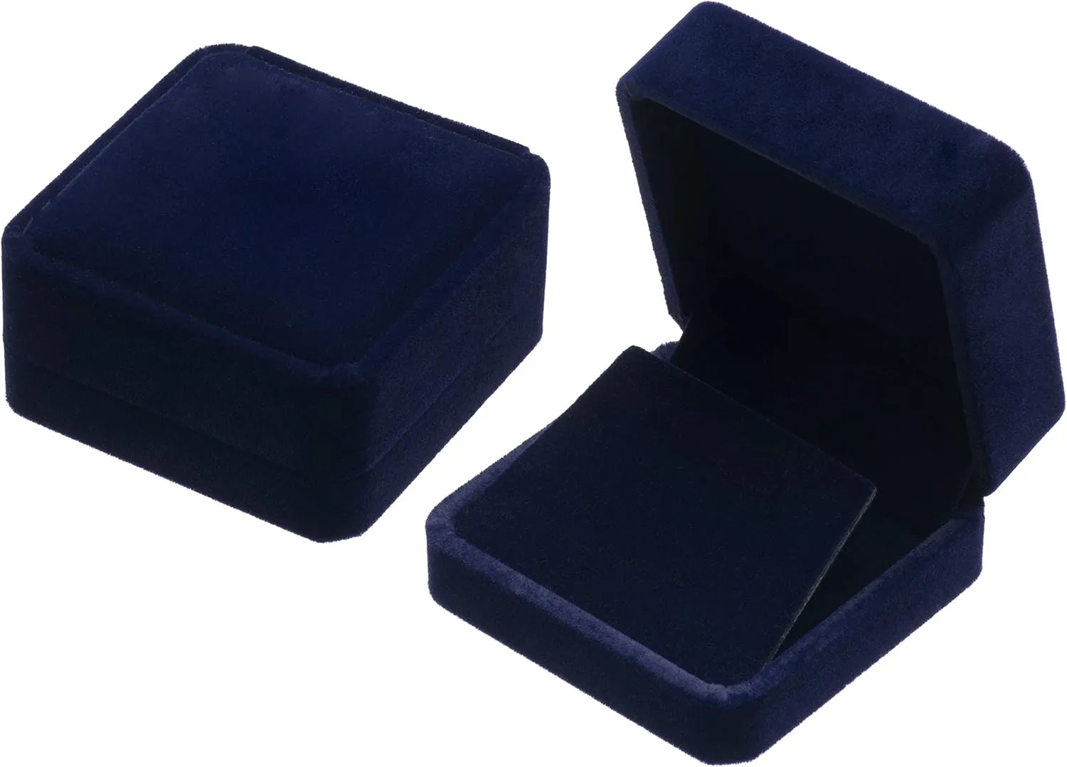 Velvet Earring Gift Boxes Jewelry Box (Blue)