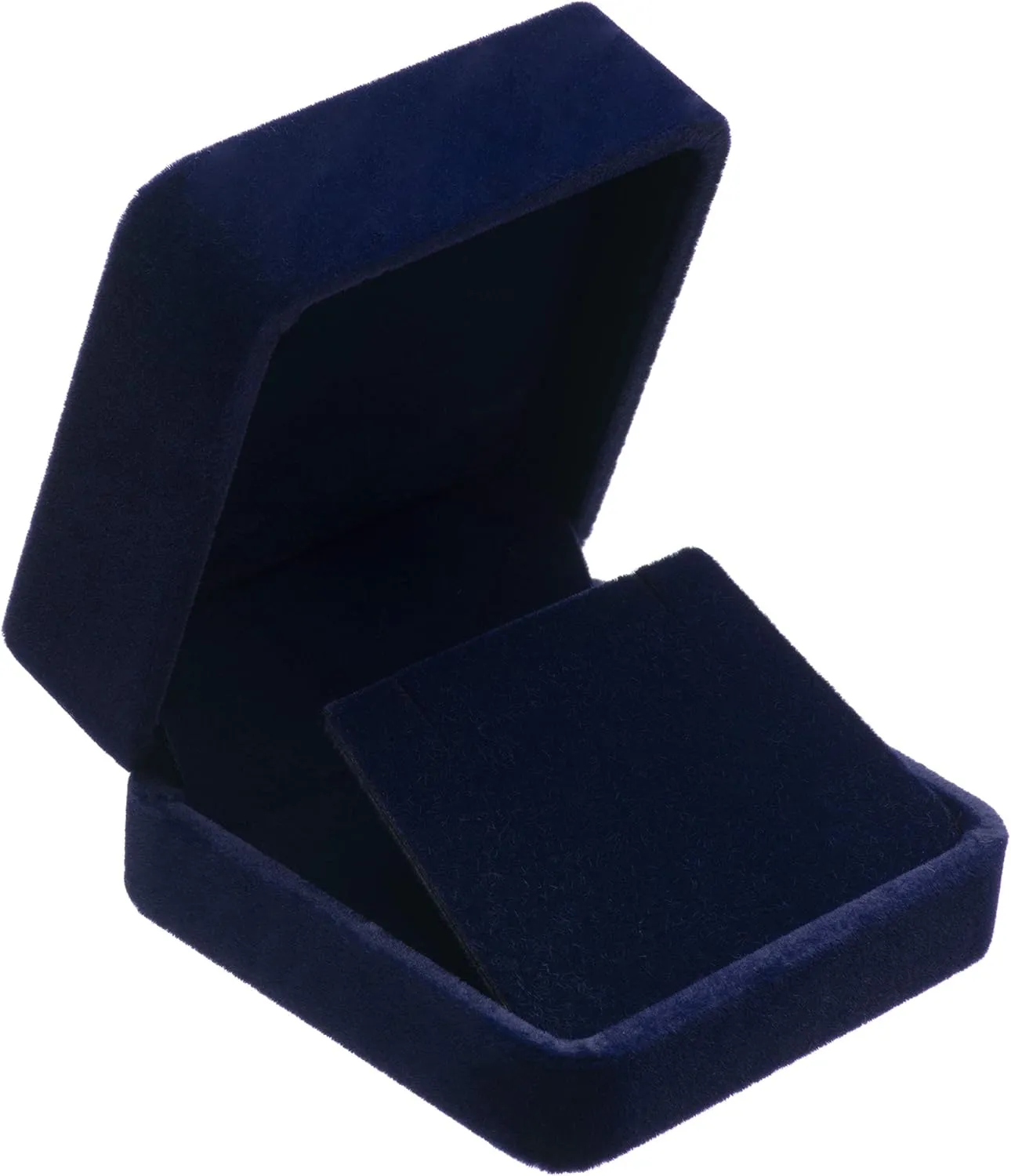 Velvet Earring Gift Boxes Jewelry Box (Blue)