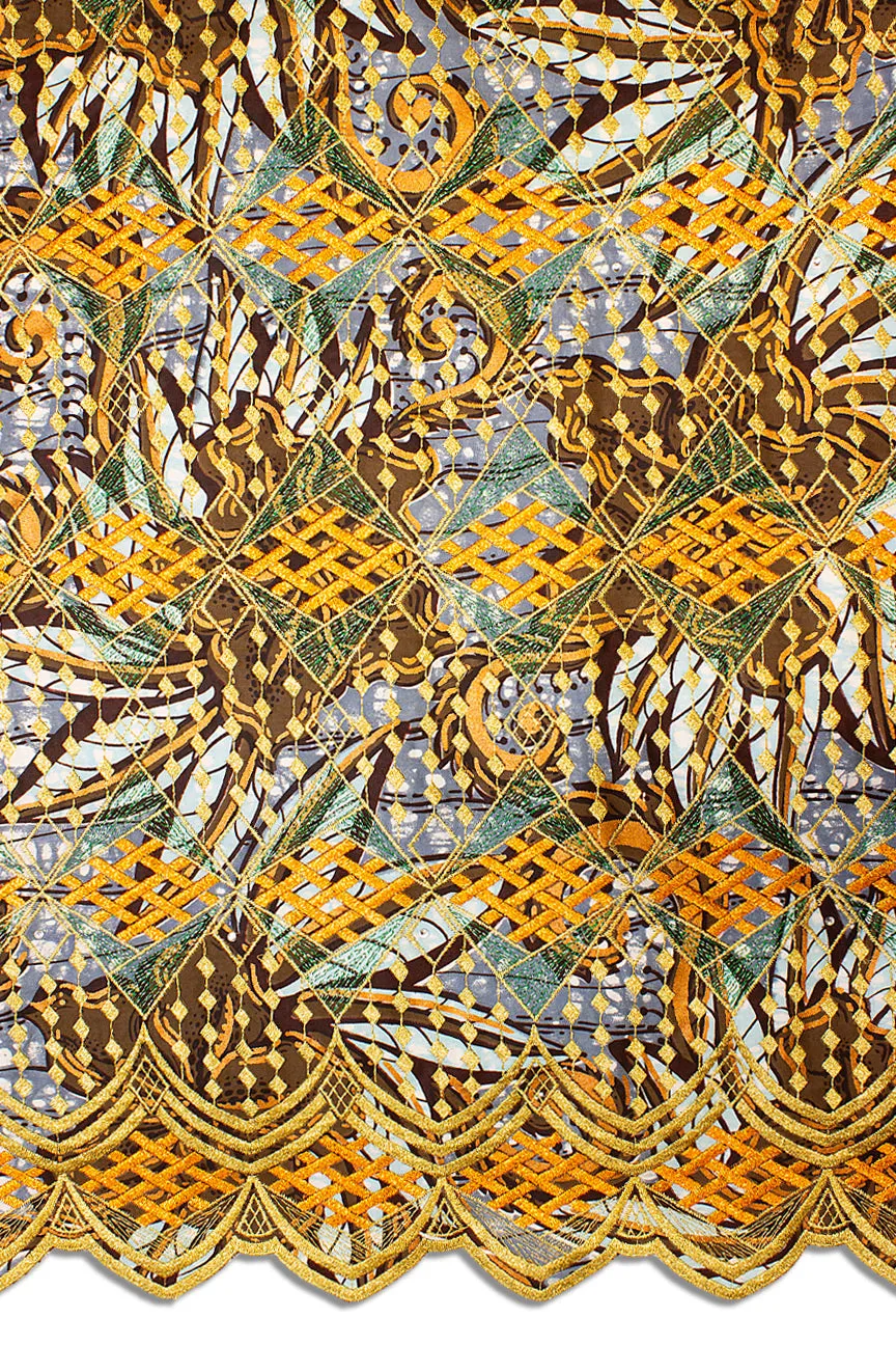 Vlisco Exclusive with Lace Embroidery - VHL5003