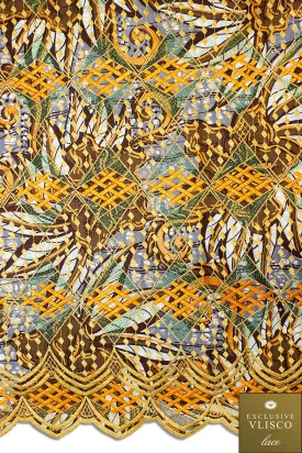 Vlisco Exclusive with Lace Embroidery - VHL5003
