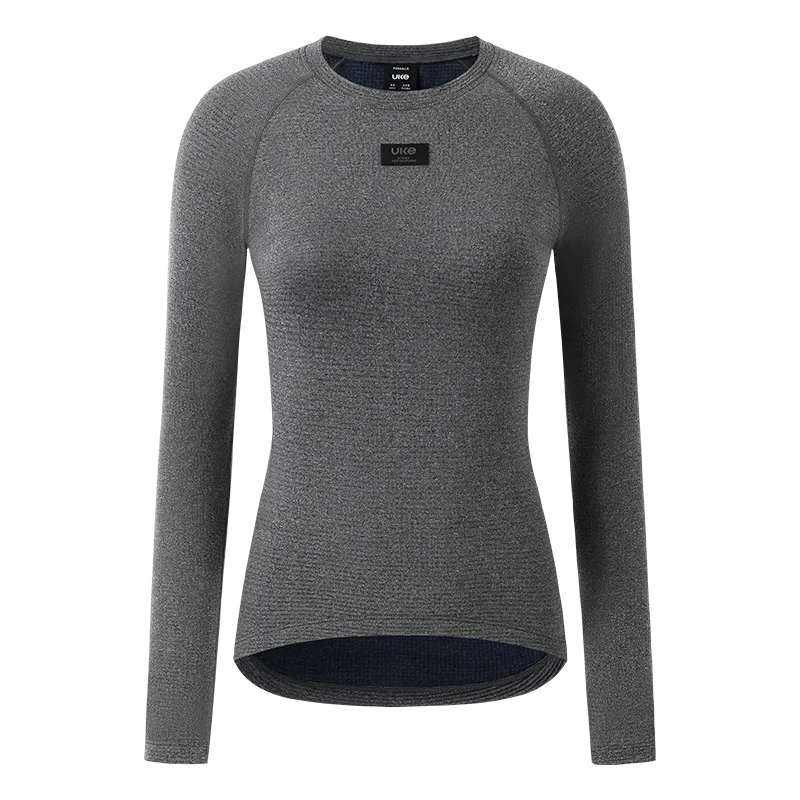 Women's Merino Wool L/S Base Layer SI-1 Youwu-Deep Hemp Ash