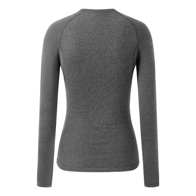 Women's Merino Wool L/S Base Layer SI-1 Youwu-Deep Hemp Ash